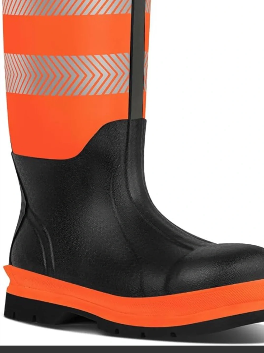 Dolce Vita Kids High-Vis Orange and Black Rain Boots